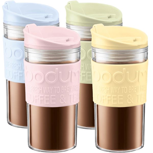 Bodum, travel mug plast 0.35 l mix farge