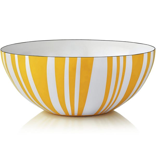 Cathrineholm, stripes bowl 24cm gul