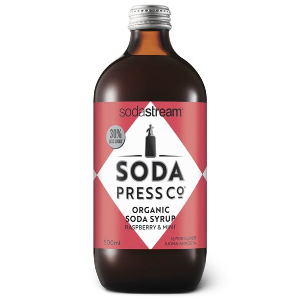 Sodastream, sodapress raspberry & mint