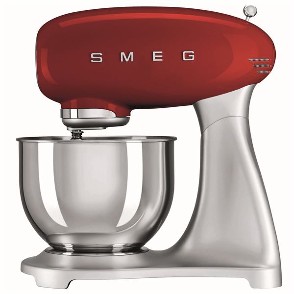 SMEG, kjøkkenmaskin SMF02 rød