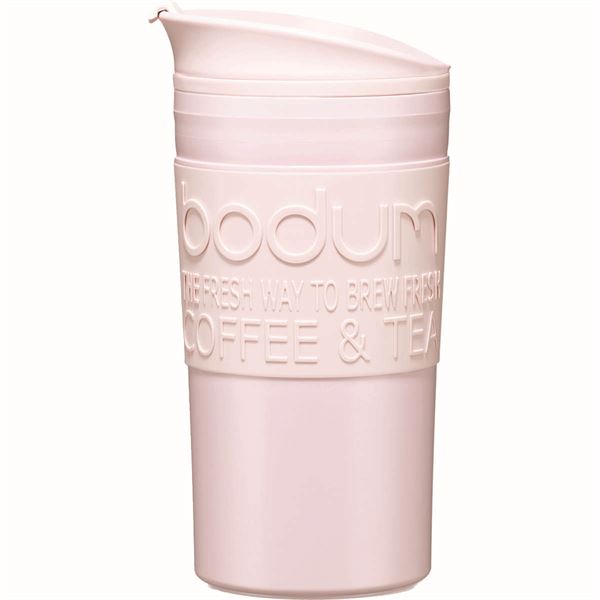 Bodum, to go cup 0,35l plast strawberry
