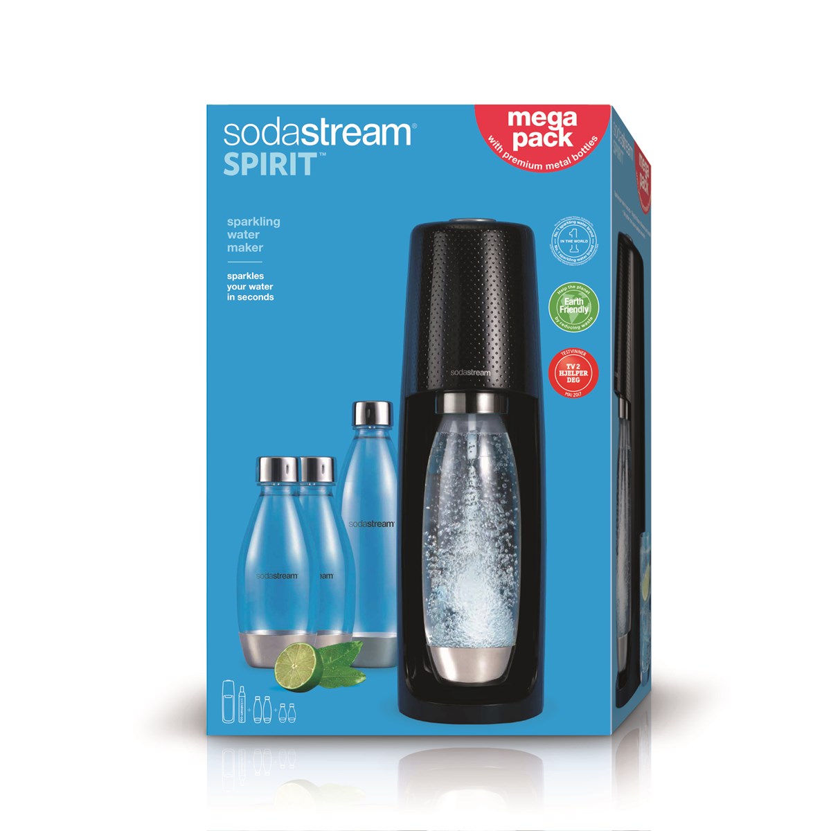 Sodastream, spirit exclusive mega pack Kitchn.no