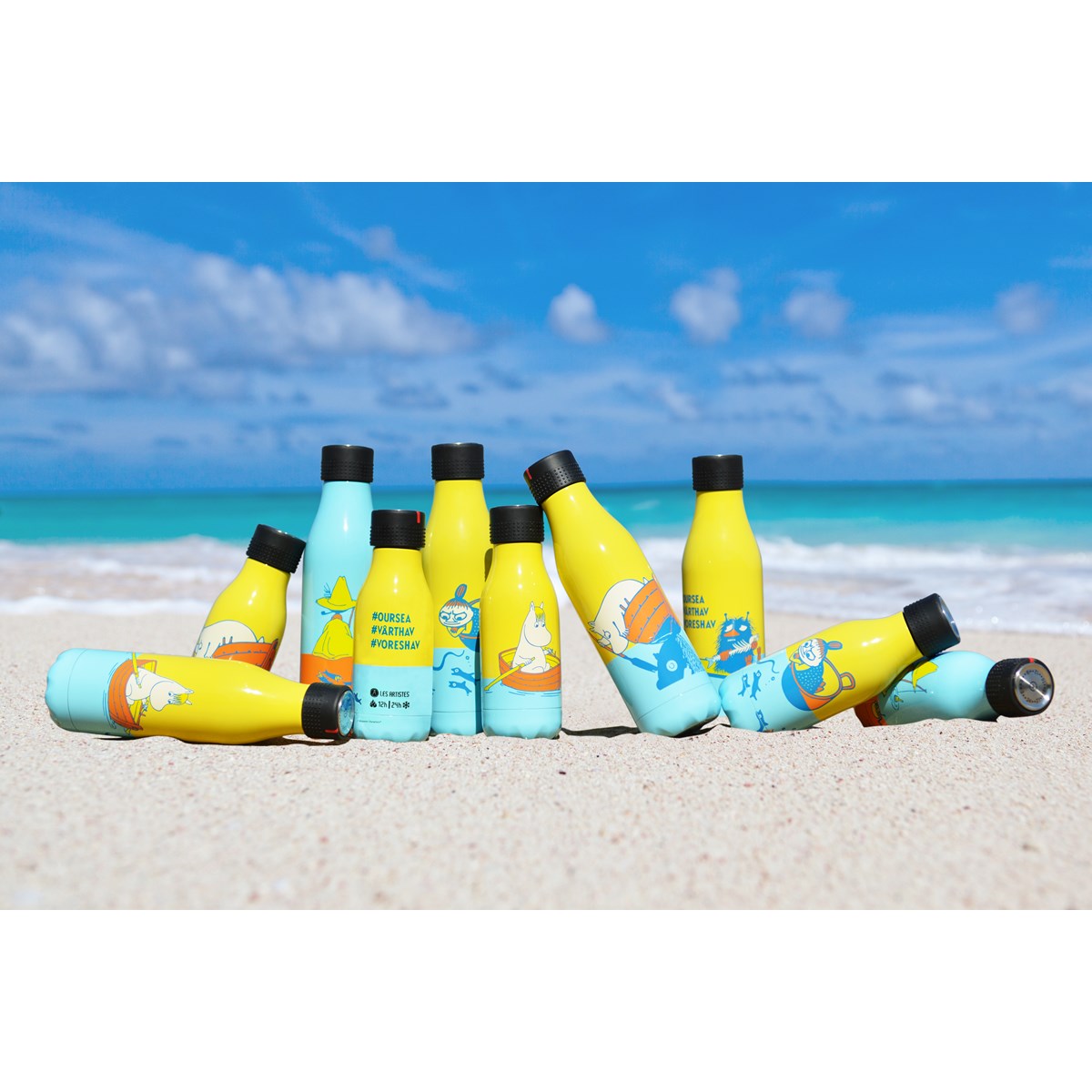 LES ARTISTES Bottle UP Time UP Palmiers Bril 500ml (réf