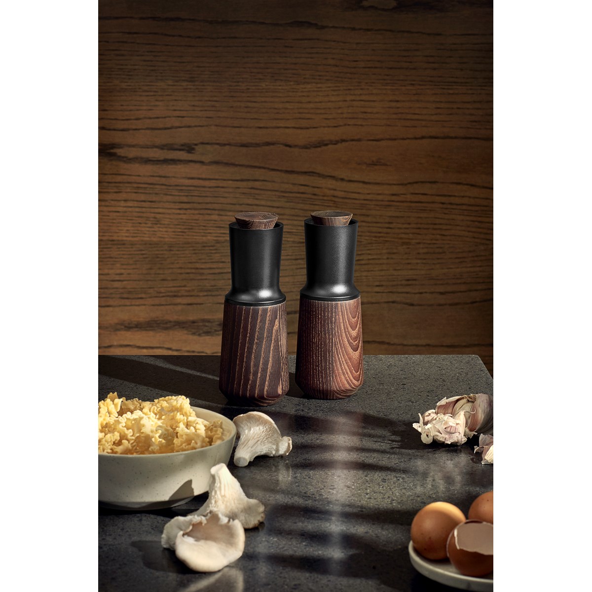 Salt Cellar w lid 15 cl in Black